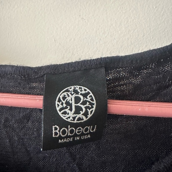 Women’s Bobeau black white blouse top L - Picture 2 of 2